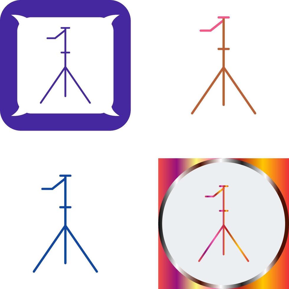 Unique Stand Icon Design vector