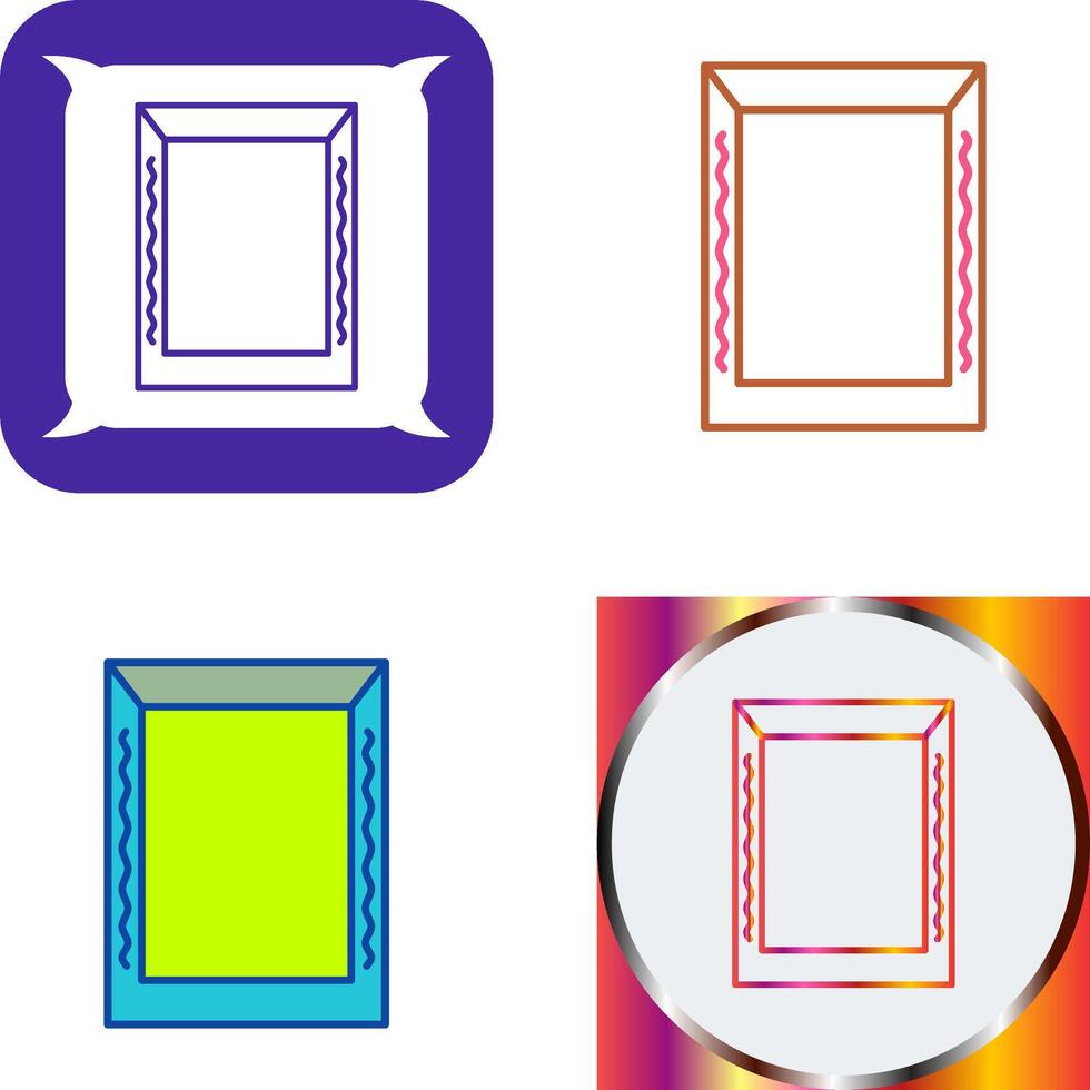 Unique Frame Icon Design vector