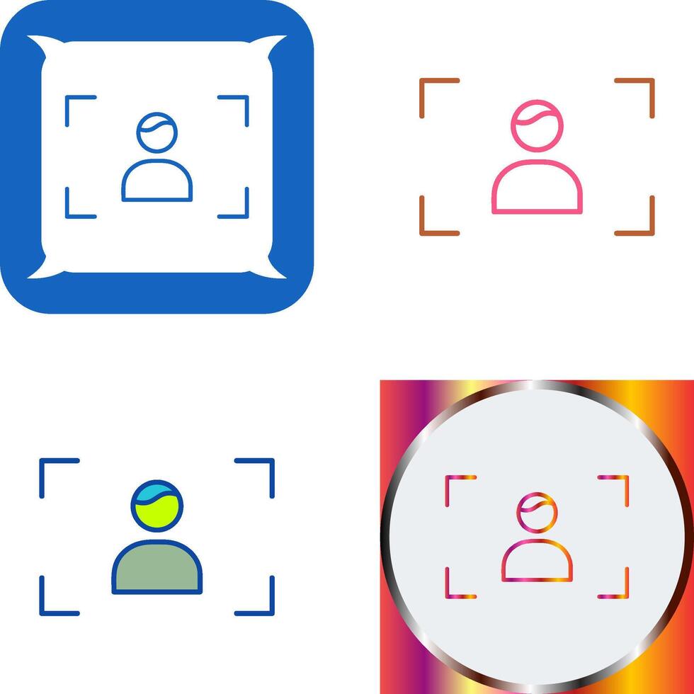 Unique Focus Icon Design vector