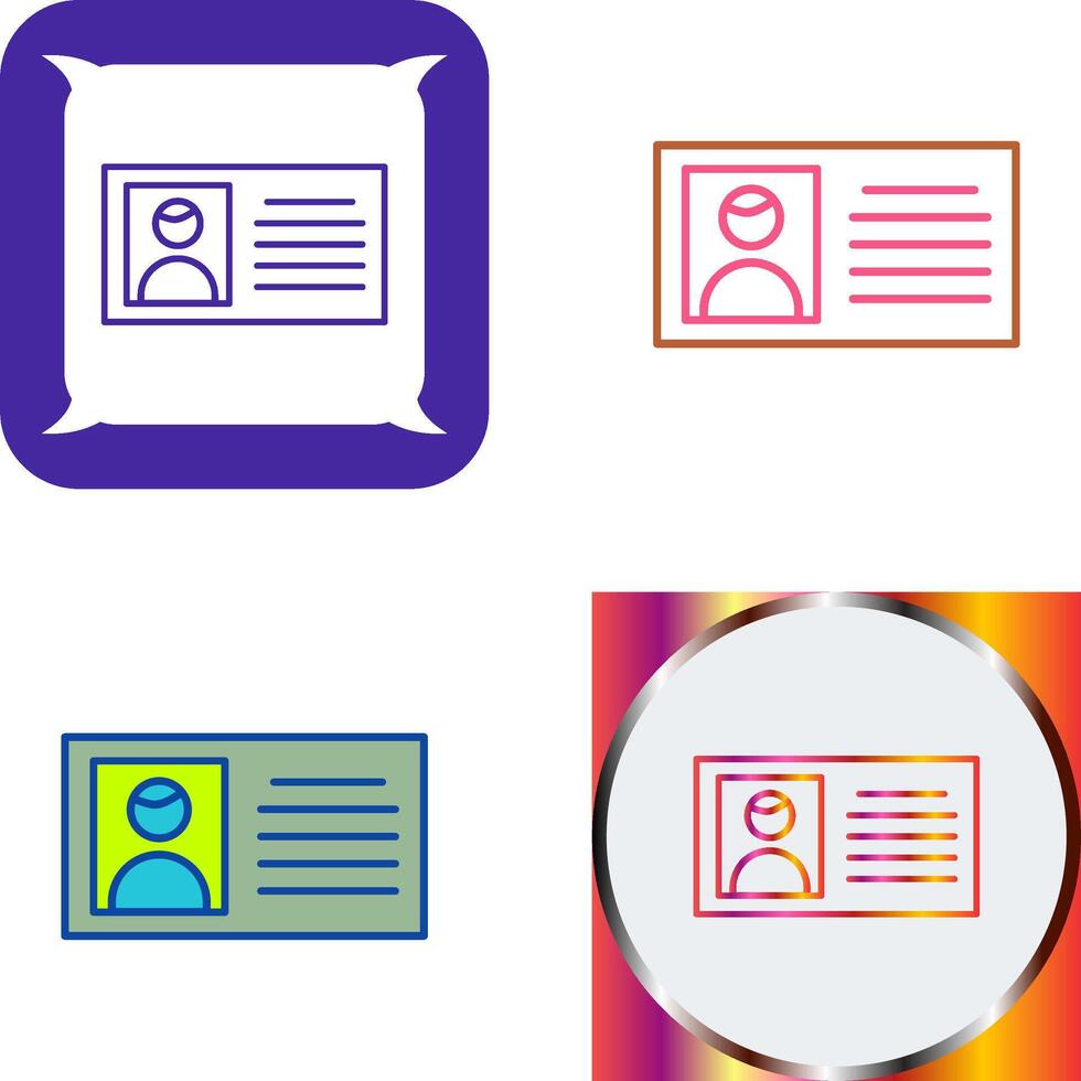 Male Profile Icon Design vector