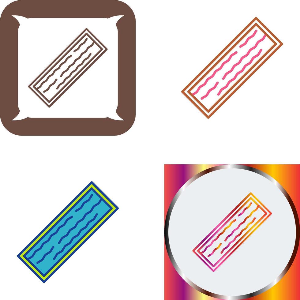 Plank Icon Design vector