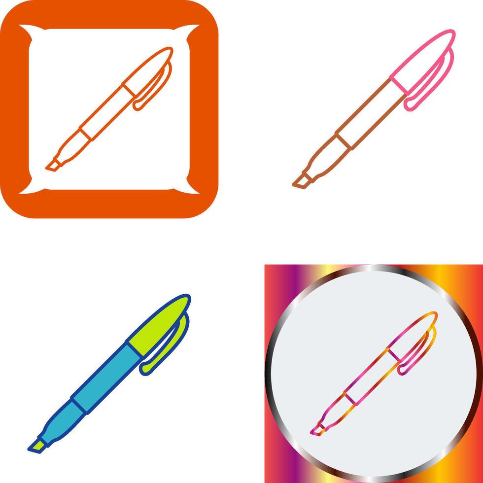 Marker Icon Design vector