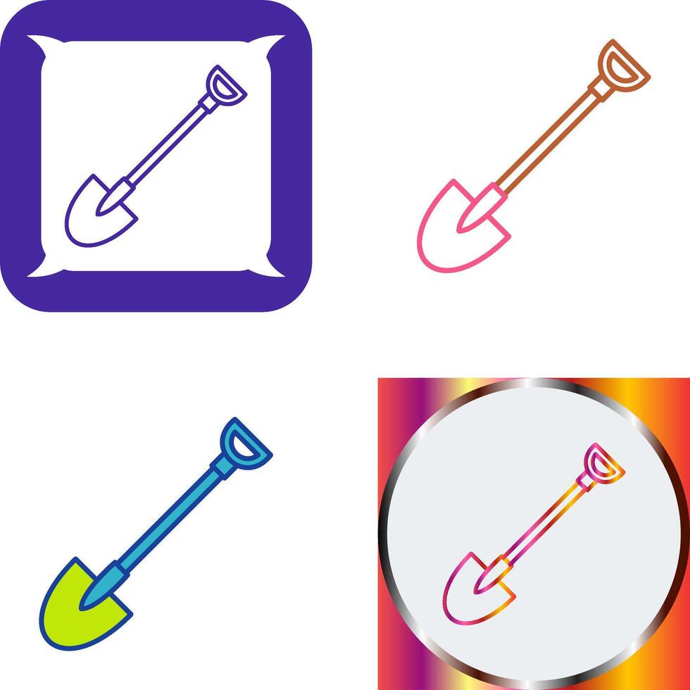 Shovel Icon Design vector