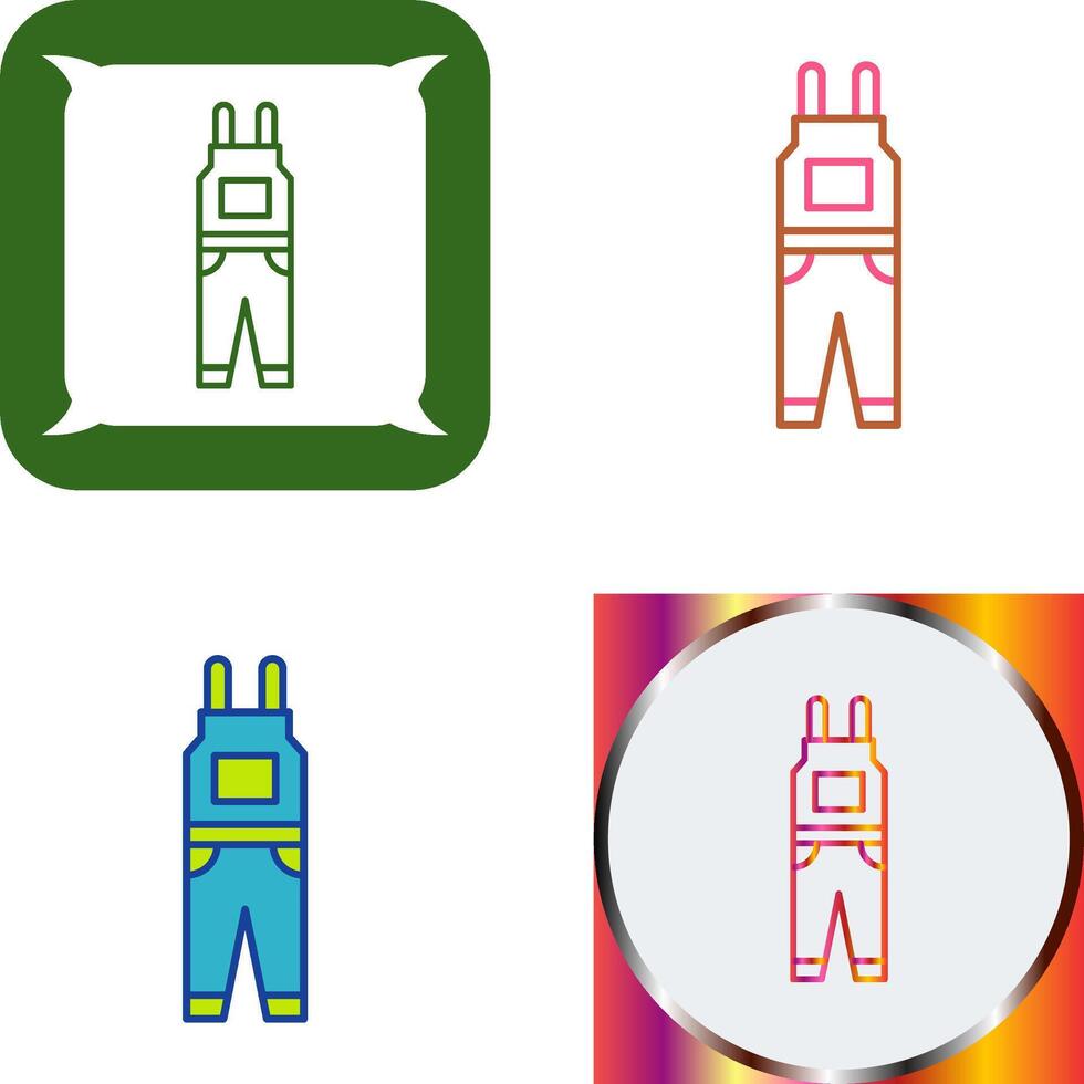 Jumpsuit Icon Design vector
