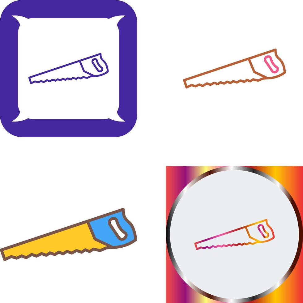 Handsaw Icon Design vector