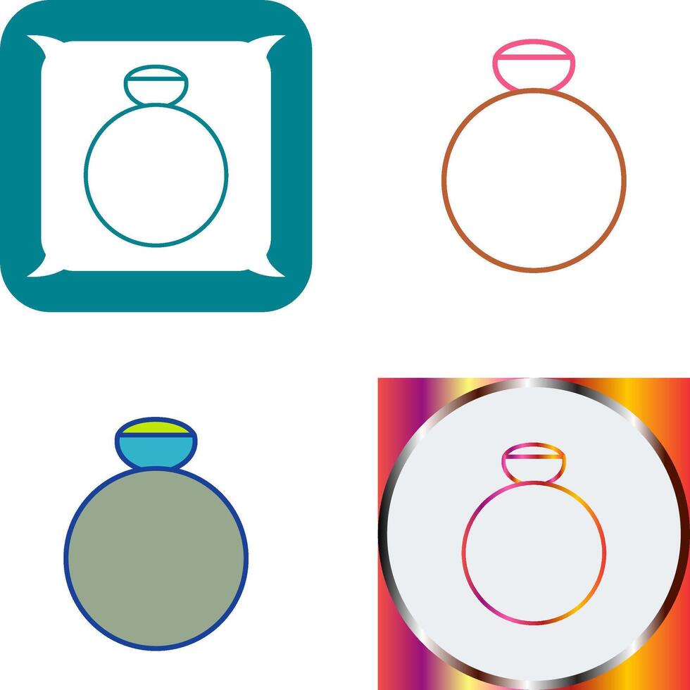 Ring Icon Design vector
