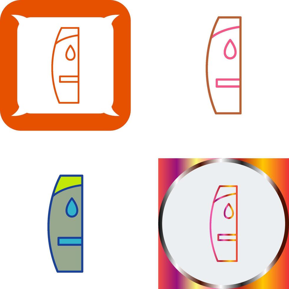 Shampoo Icon Design vector