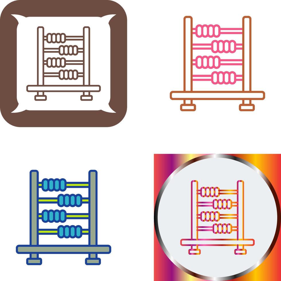 Abacus Icon Design vector