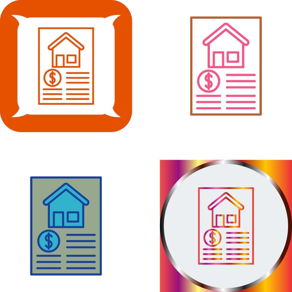Document Icon Design vector