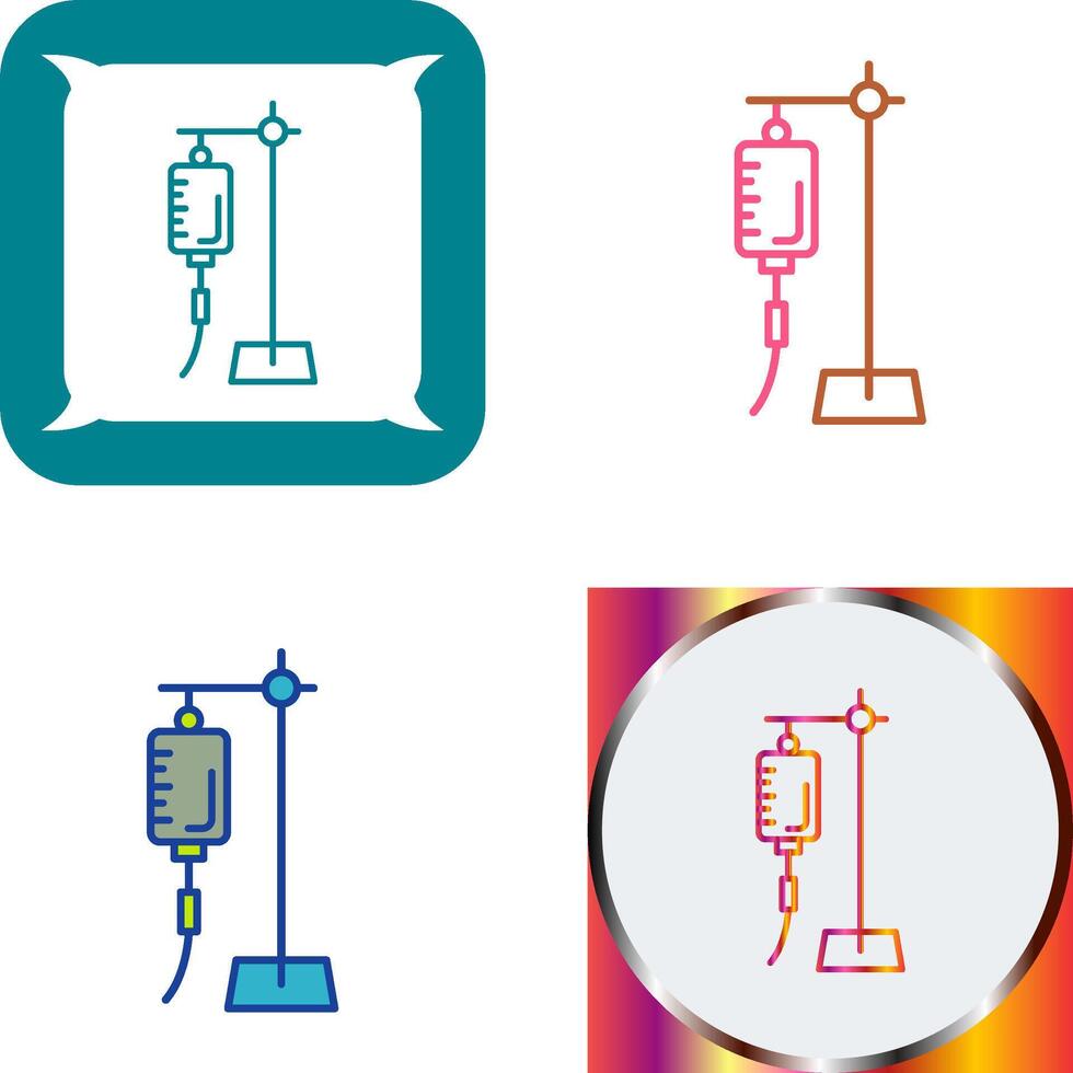 Saline Icon Design vector