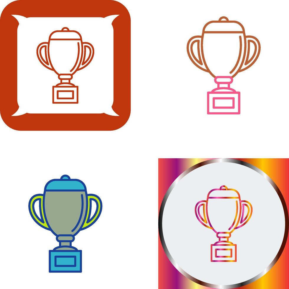 Trophy Icon Design vector