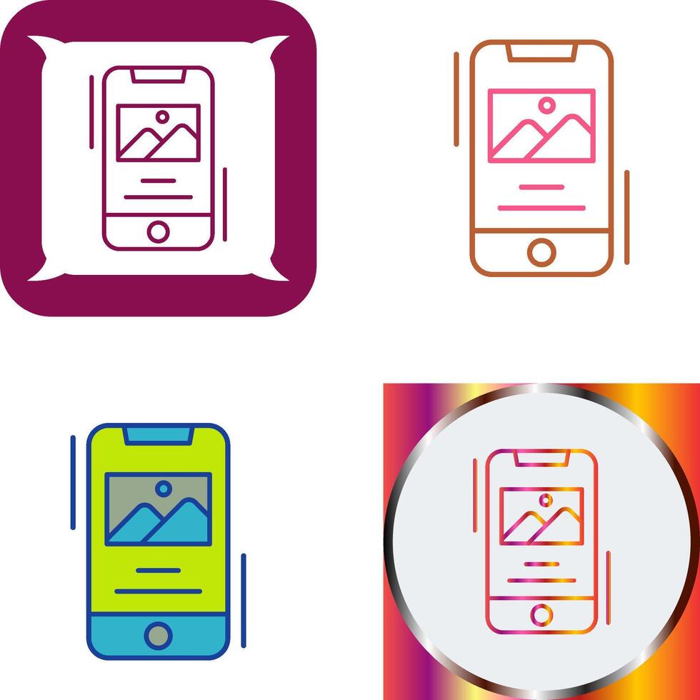 Gallery Icon Design vector