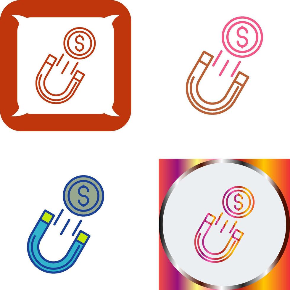 Stealing Money Icon Design vector