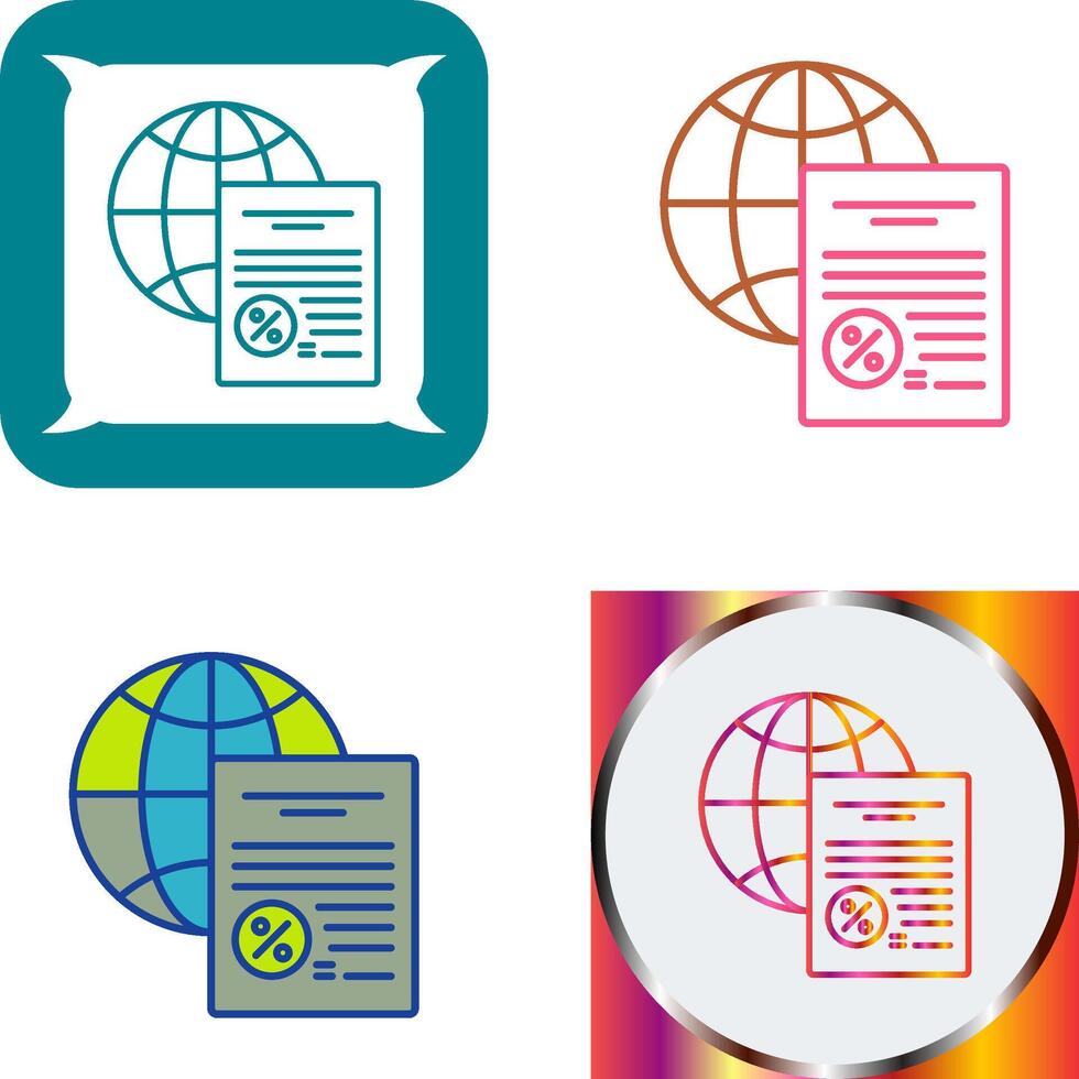 Global Icon Design vector