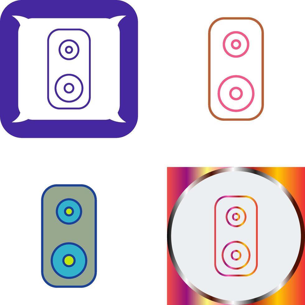 Speaker Icon Design vector