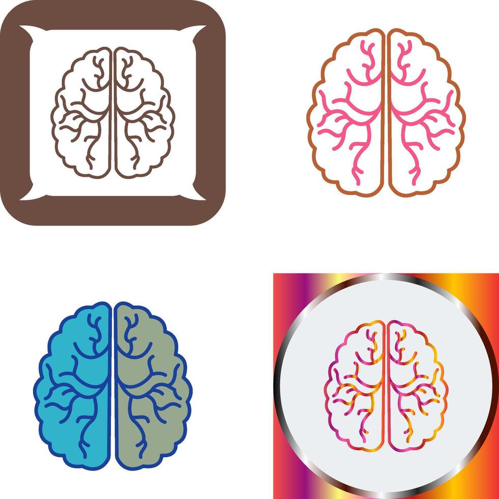 Brain Icon Design vector