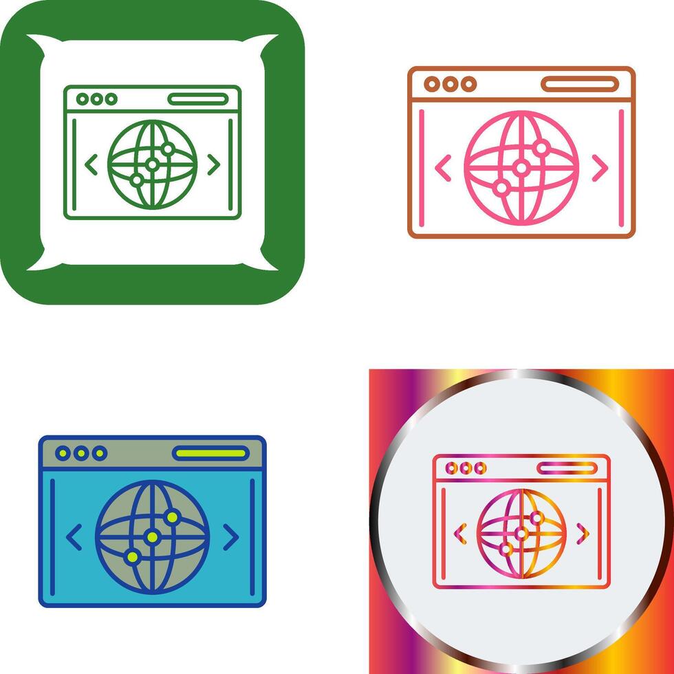 Website Icon Design vector