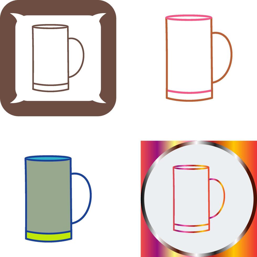 Beer Mug Icon Design vector