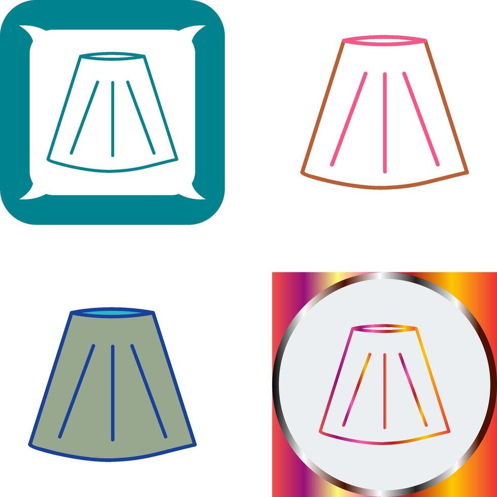 Skirt Icon Design vector