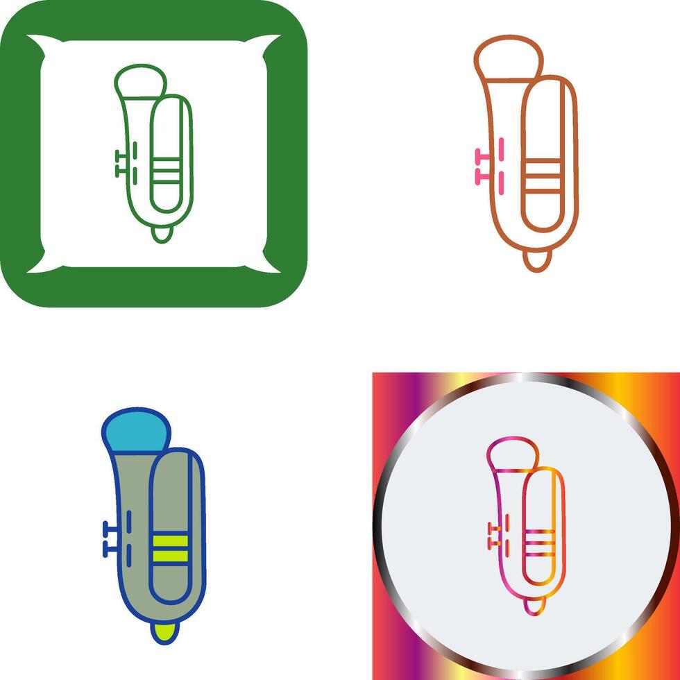 Tuba Icon Design vector