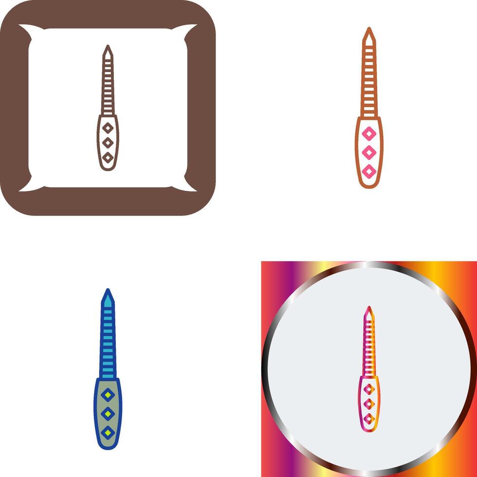 Nail File Icon Design vector