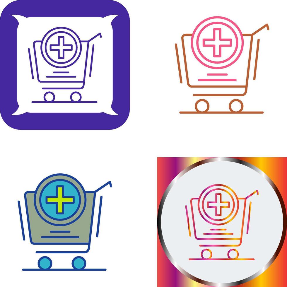 Add to Cart Icon Design vector