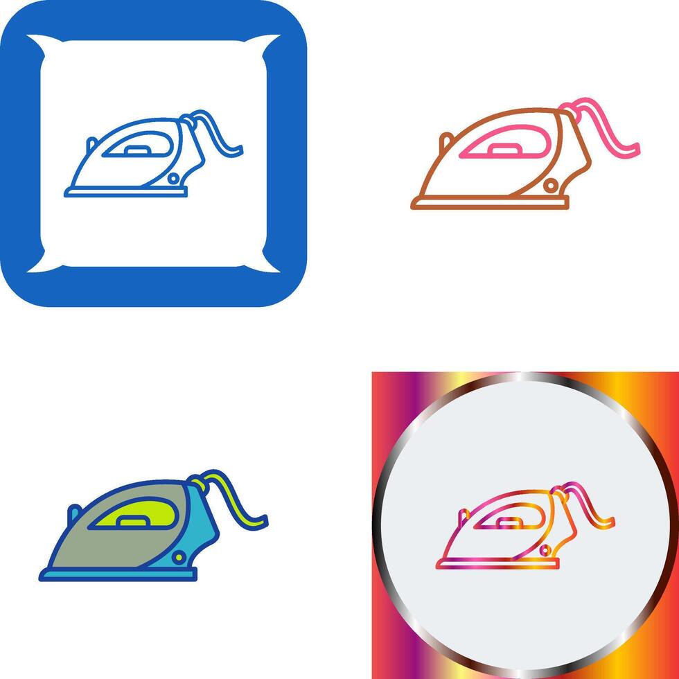 Iron Icon Design vector