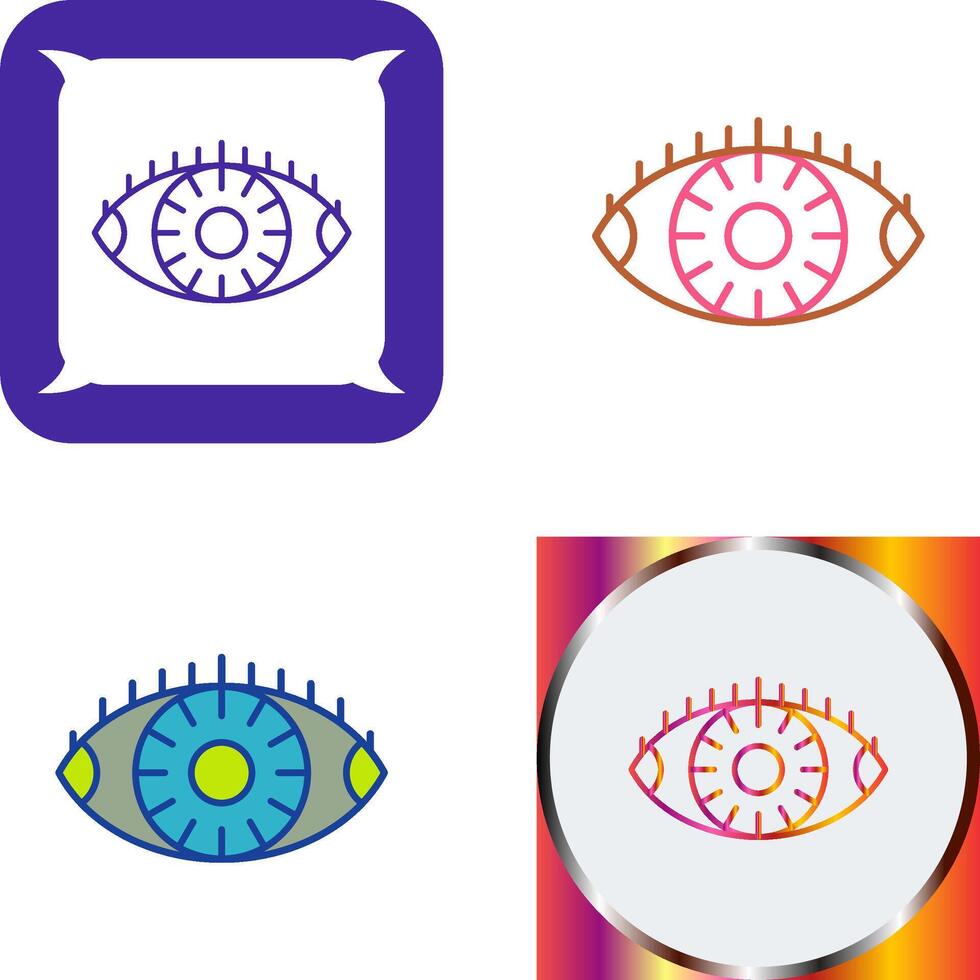 Vision Icon Design vector