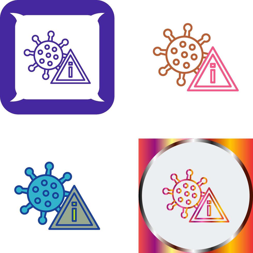 Coronavirus Icon Design vector