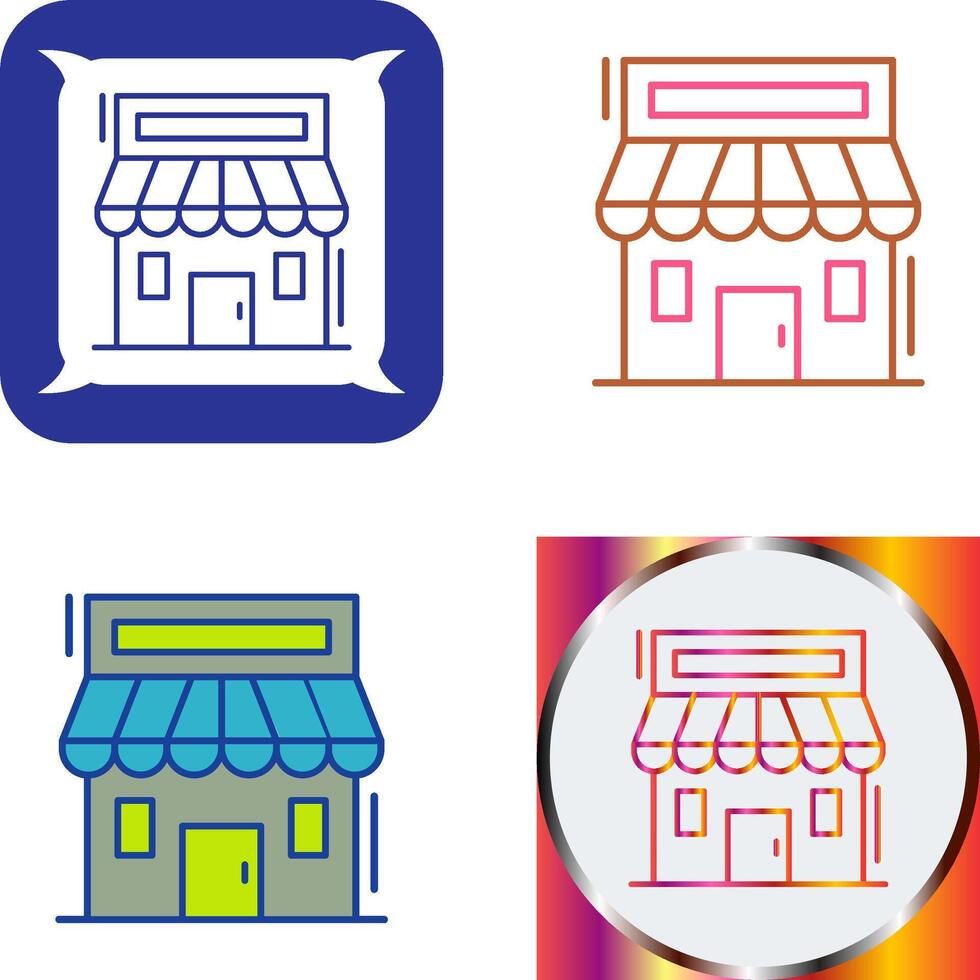 Retail Place Icon Design vector