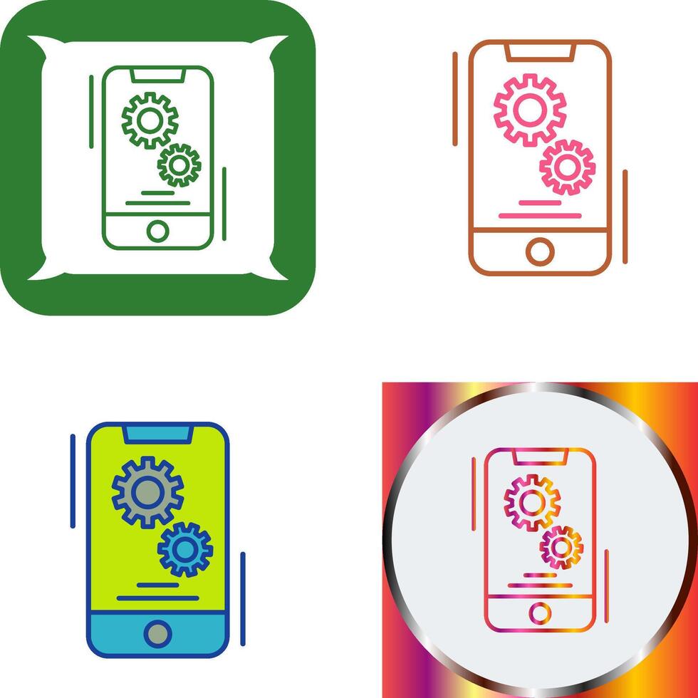 Setting Icon Design vector