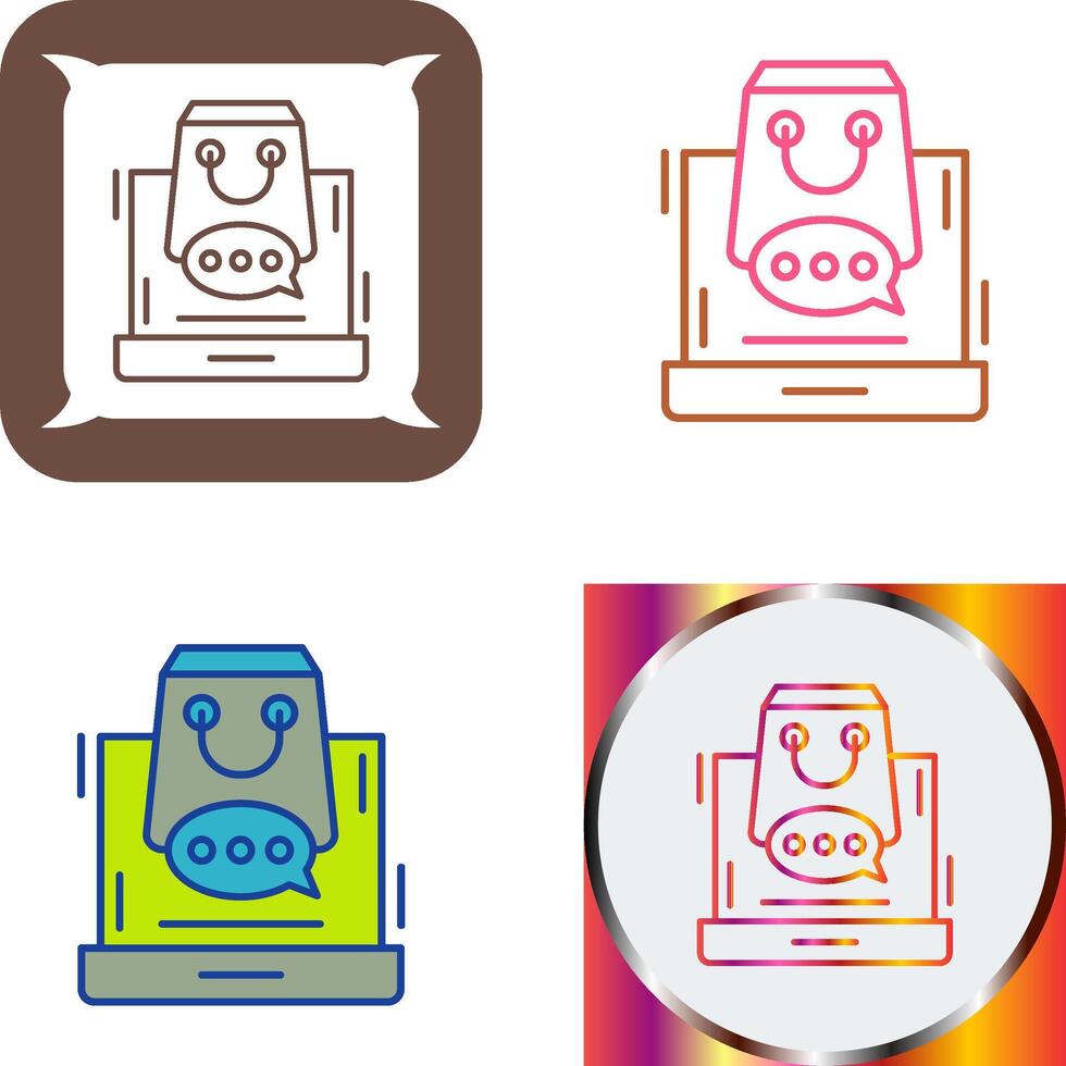 Shopping Feeds Icon Design vector
