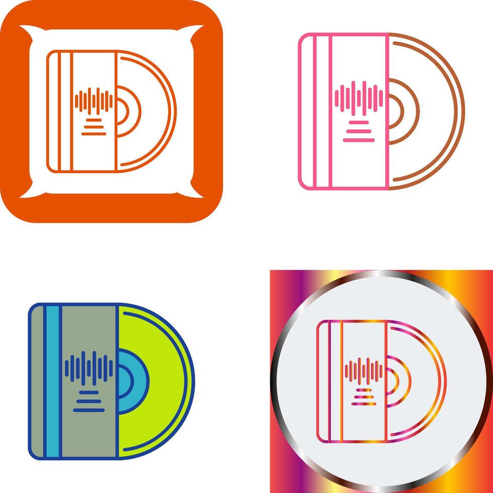 Vinyl Icon Design vector