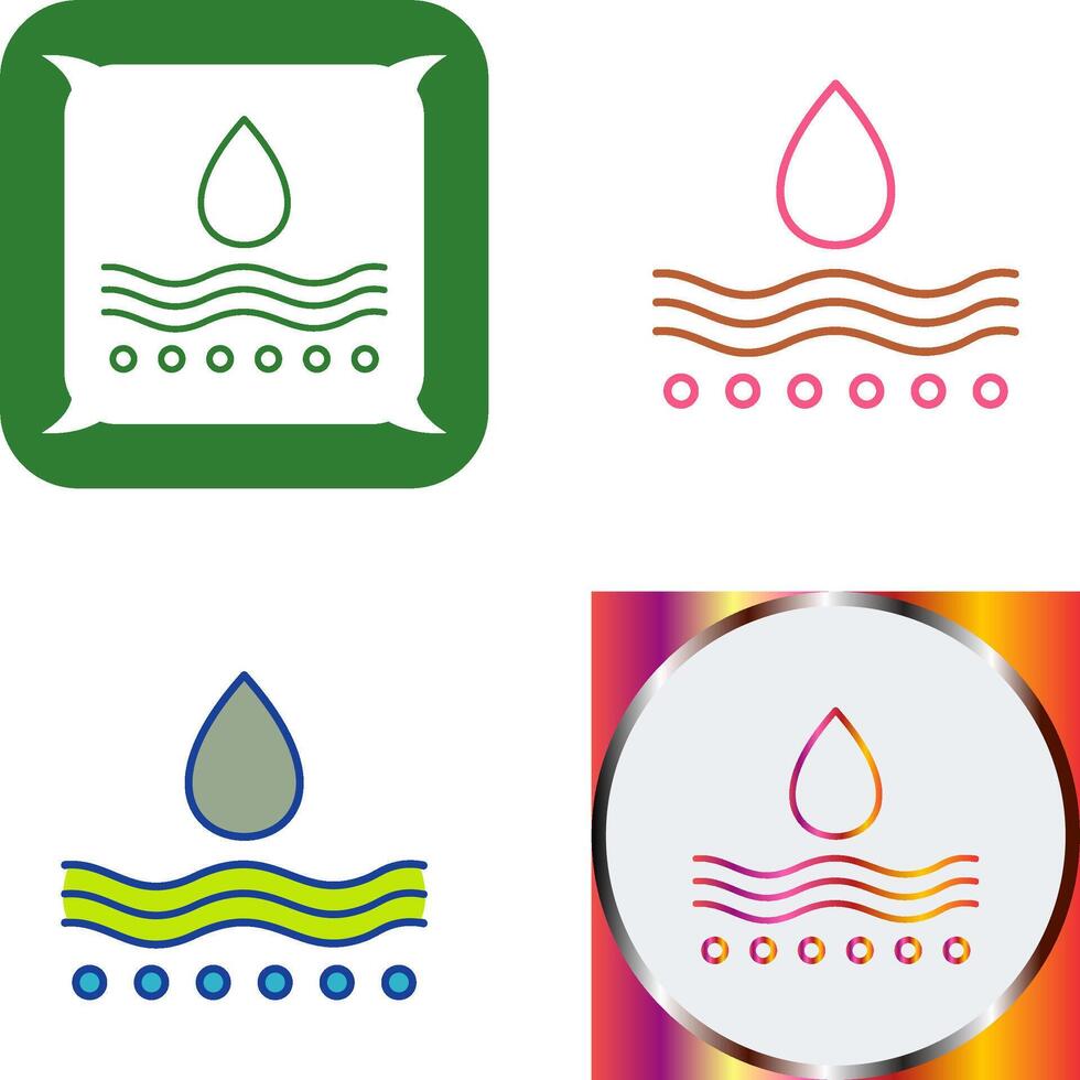 Moisture Icon Design vector