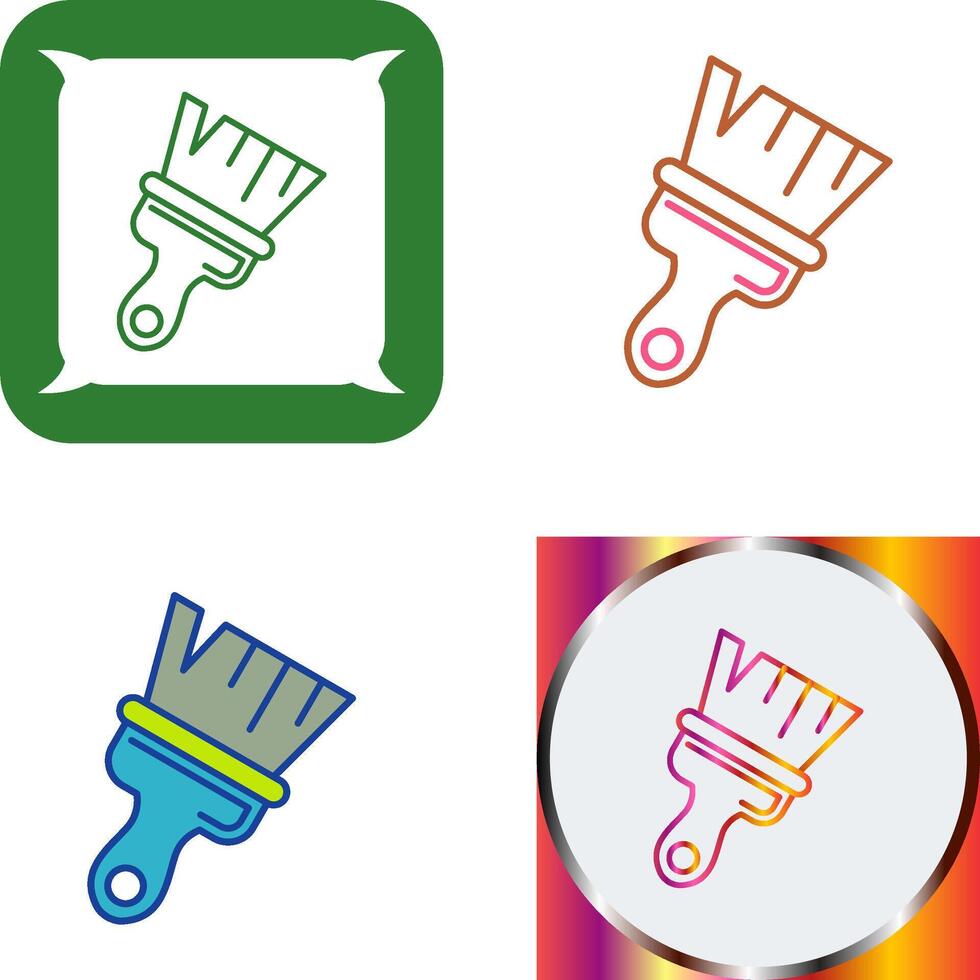 Paint Brush Icon Design vector