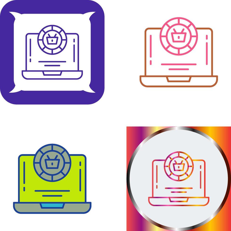 Token Icon Design vector
