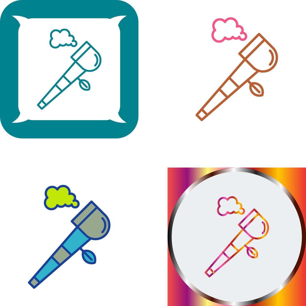 Pipe Of Peace Icon Design vector