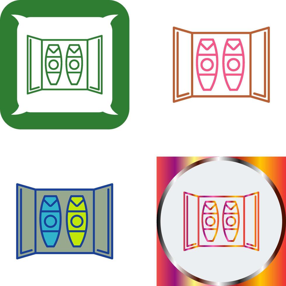 Cigar Box Icon Design vector
