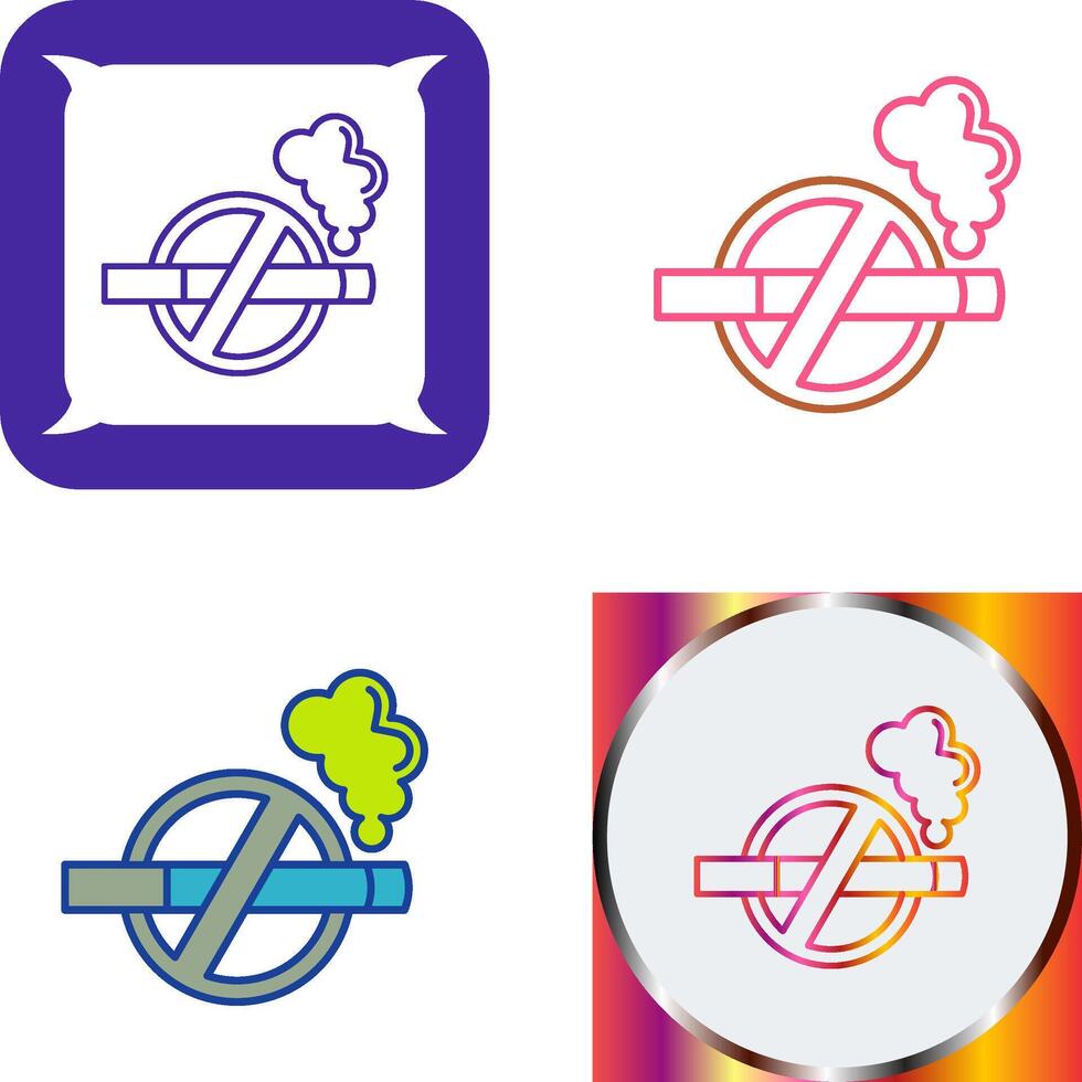 No Tobacco Icon Design vector