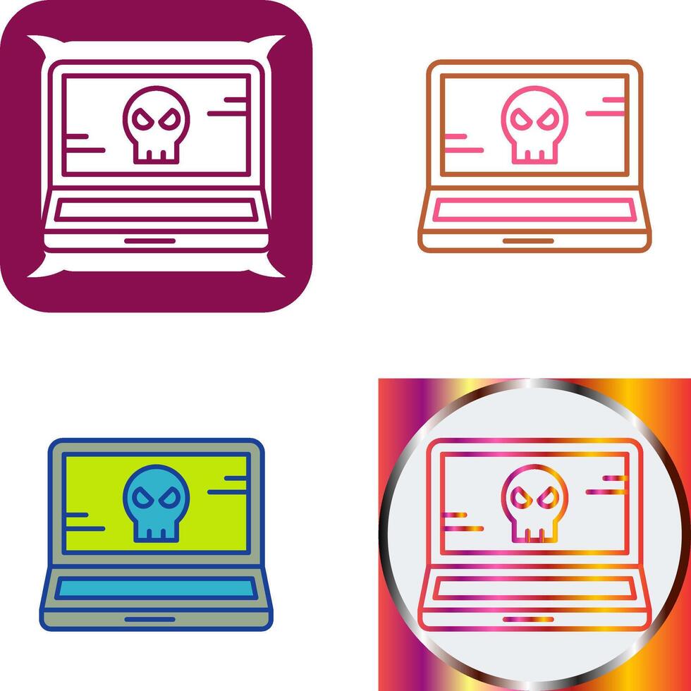 Laptop Icon Design vector