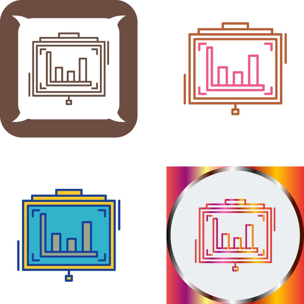 Presentation Icon Design vector