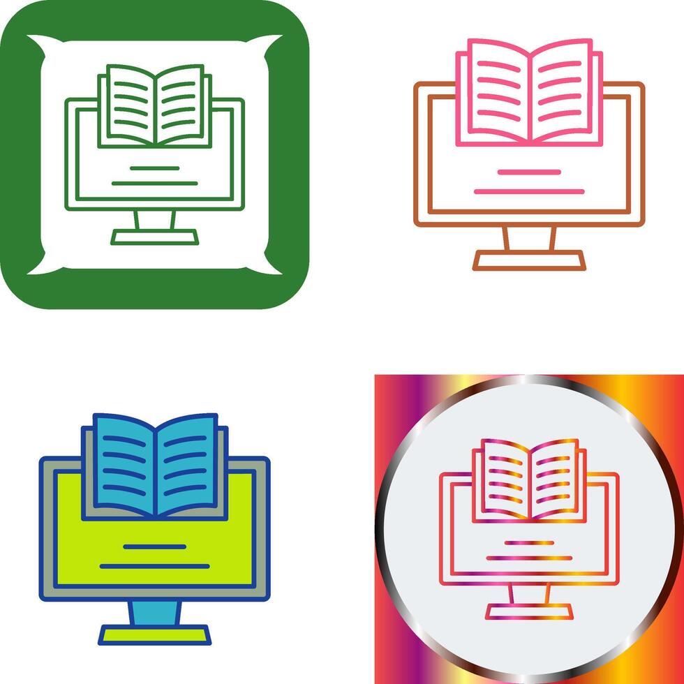 Monitor Icon Design vector