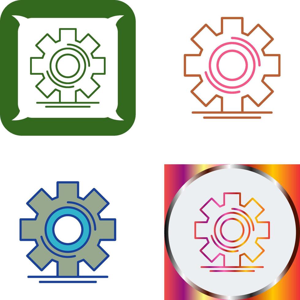Setting Icon Design vector