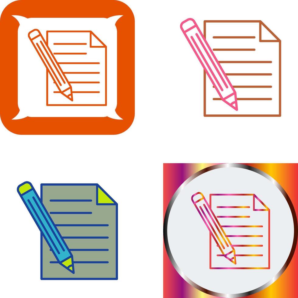 Pencil Icon Design vector