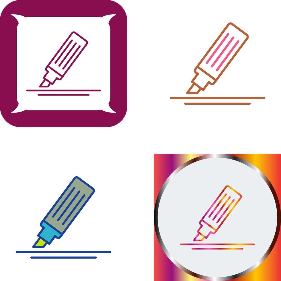 Marker Icon Design vector
