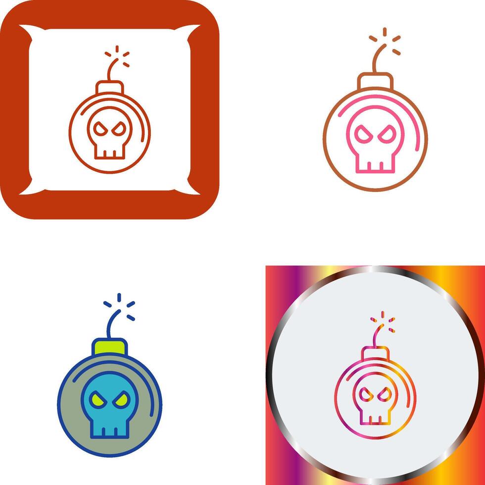 Bomb Icon Design vector