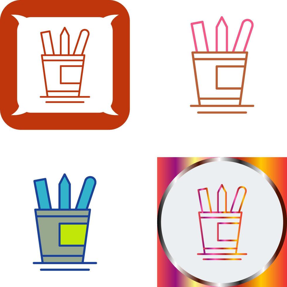 Stationery Icon Design vector