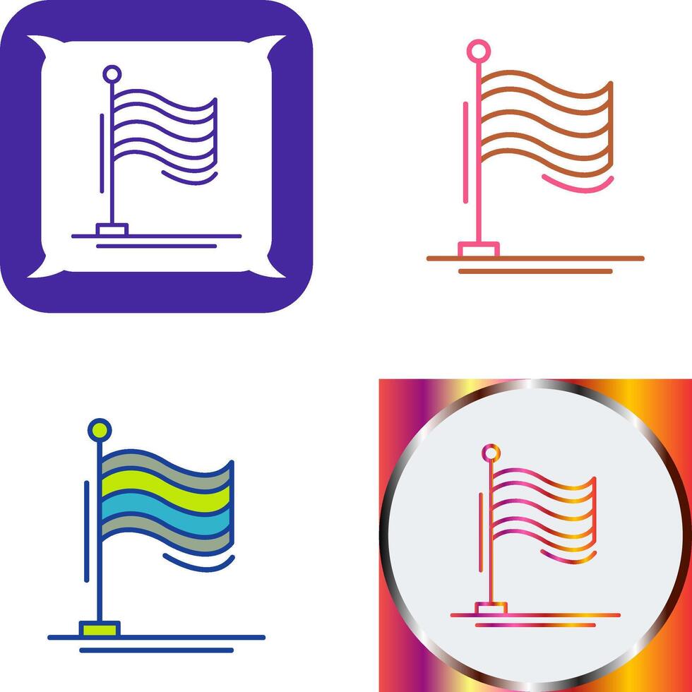Flag Icon Design vector