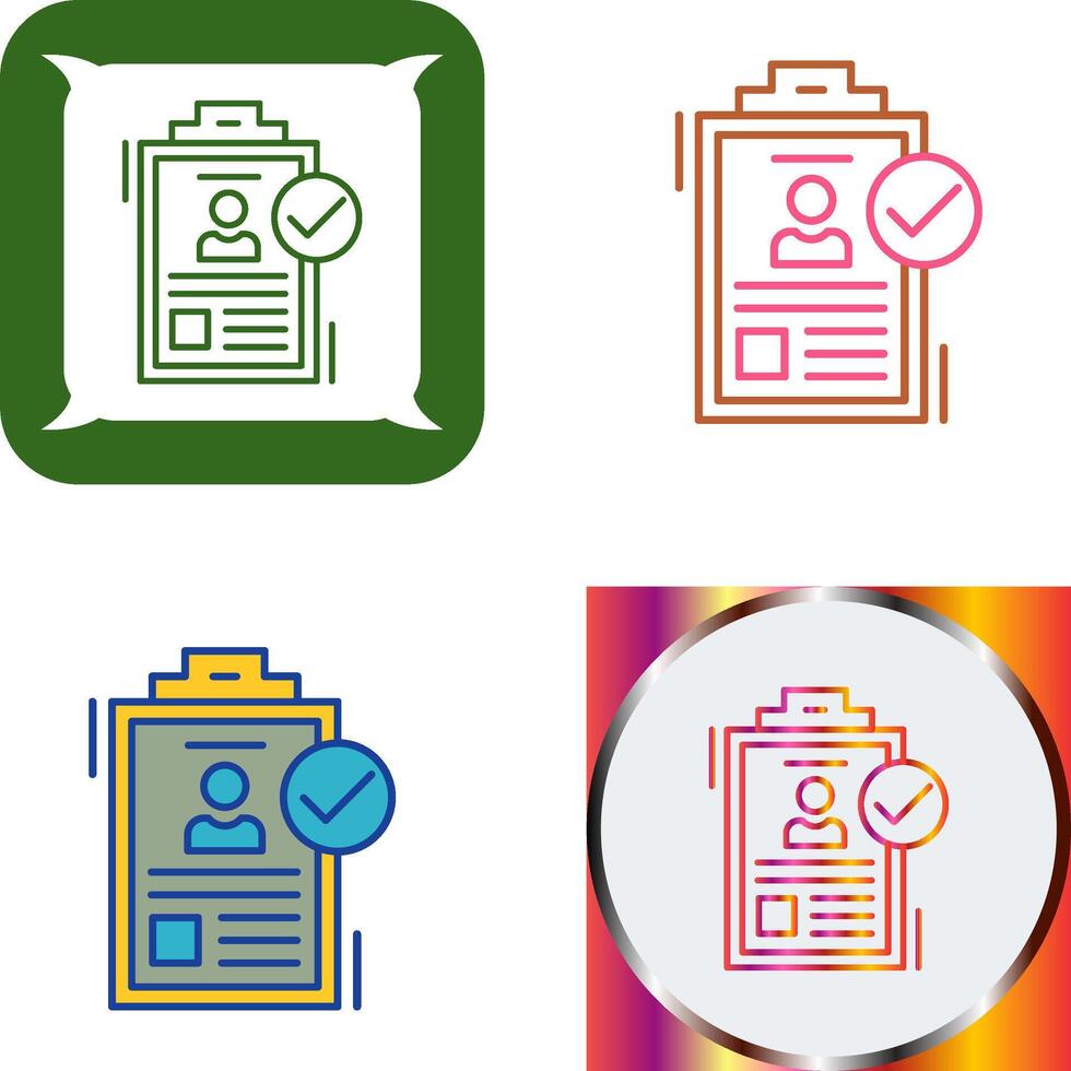 Hire Icon Design vector
