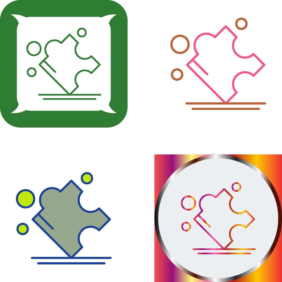 Puzzle Icon Design vector